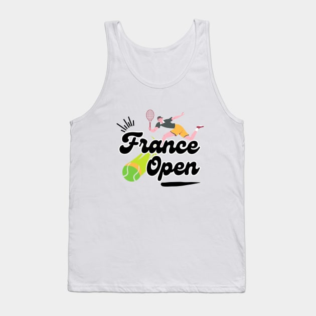 French Open - Tennis Championship Tank Top by iCutTee